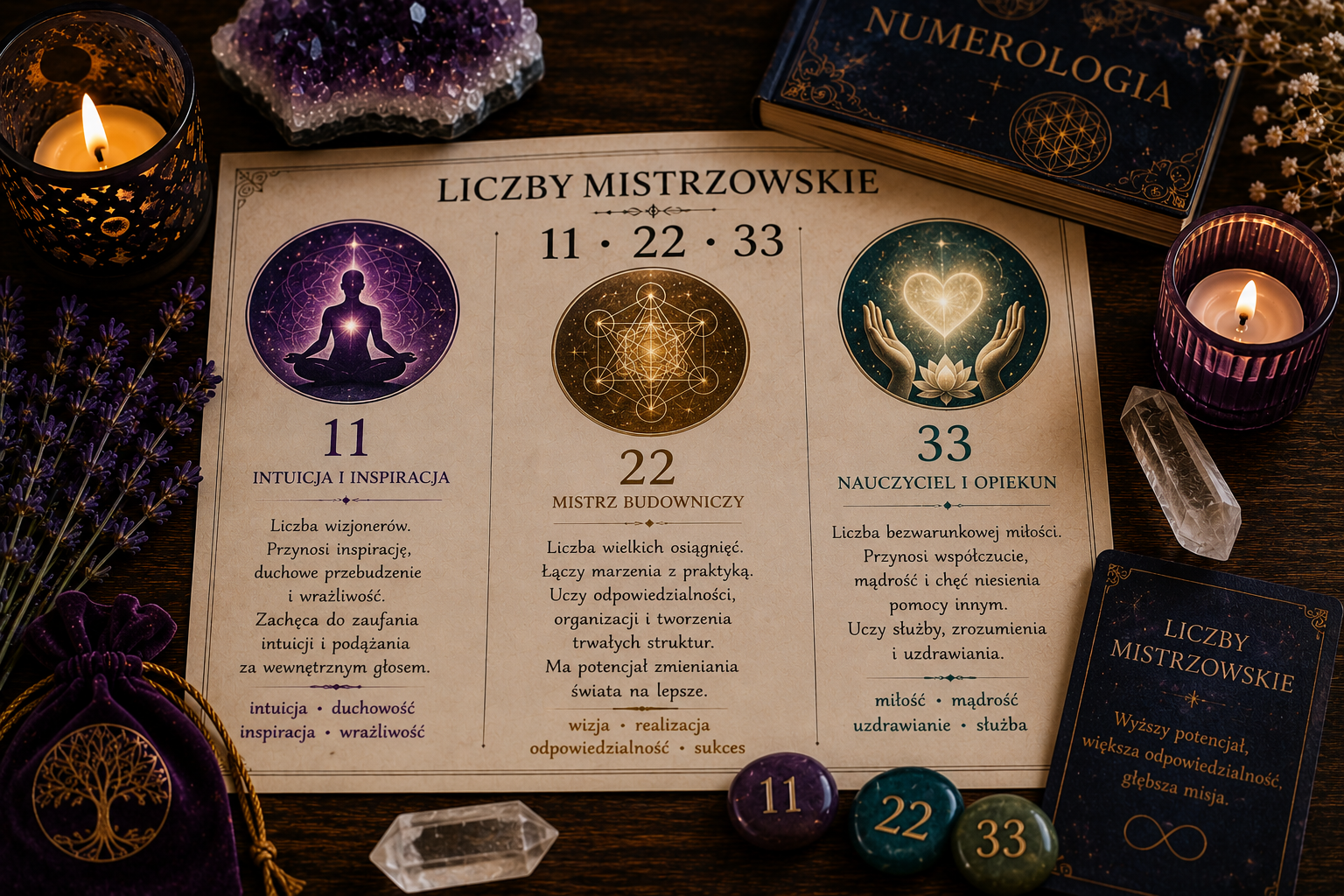 Liczby mistrzowskie 11, 22, 33