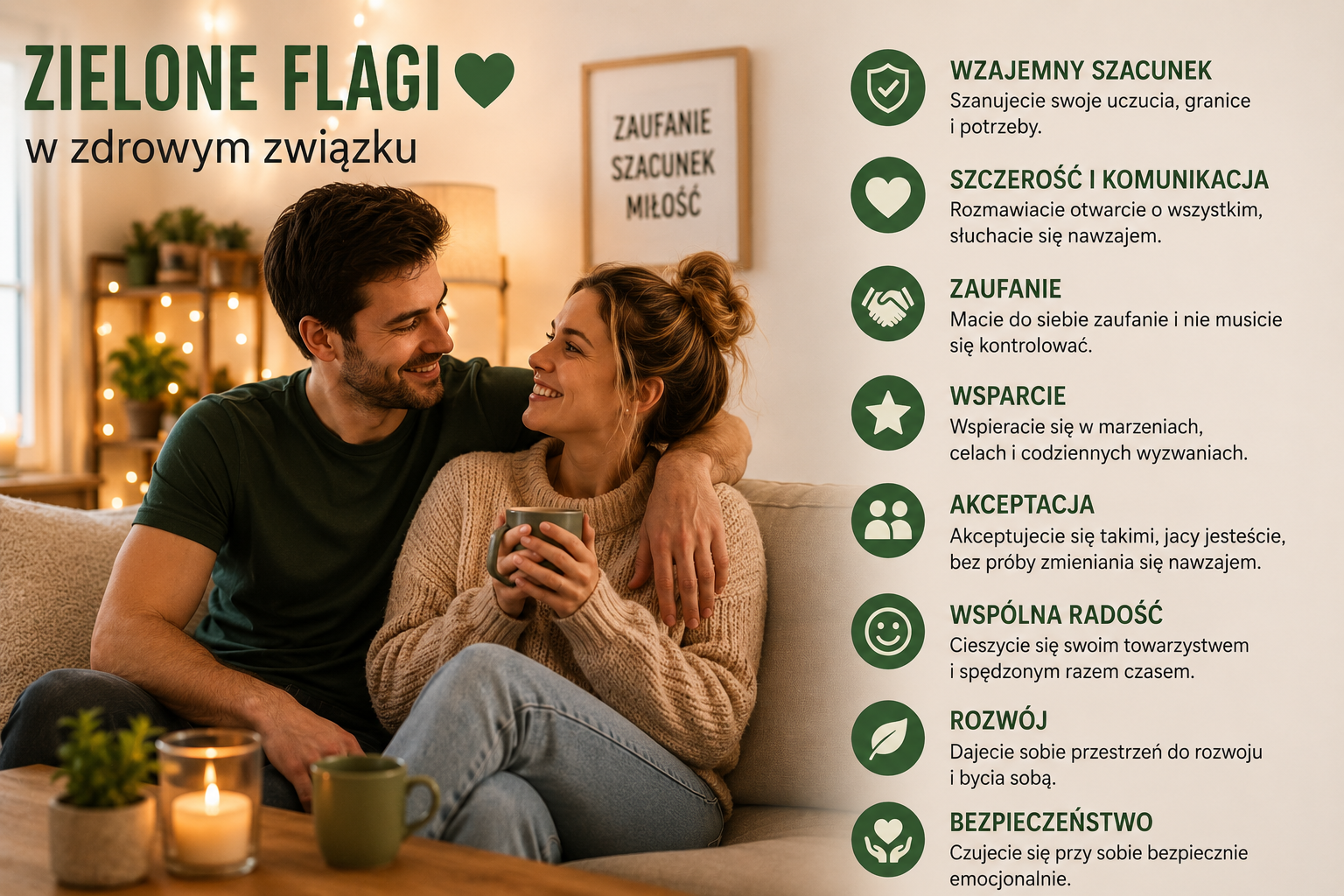Zielone flagi w zdrowym związku